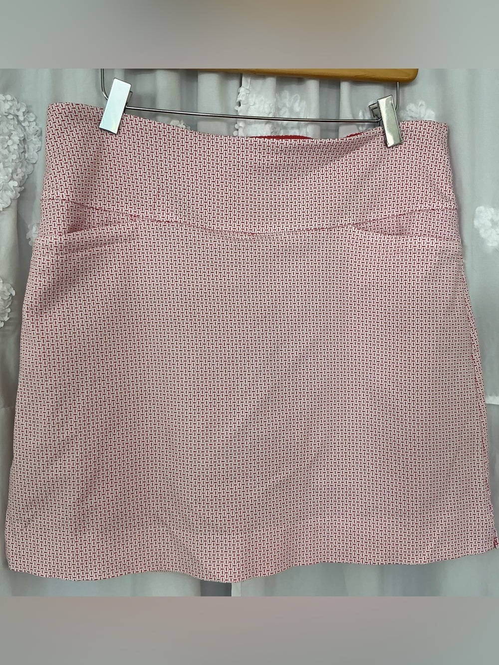 Women’s S.C.& CO Athletic Sports Pink Tennis Mini Skort Size Large